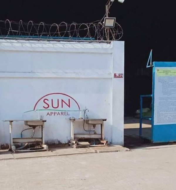 Sun Apparel Myanmar garment factory protest worker leader arrested by military council