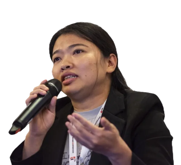 Khaing Zar Aung from Myanmar is awarded the Arthur Svensson Prize